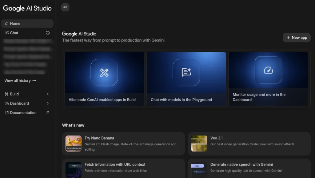 Vibe Coda AI-appar i Google AI Studio
