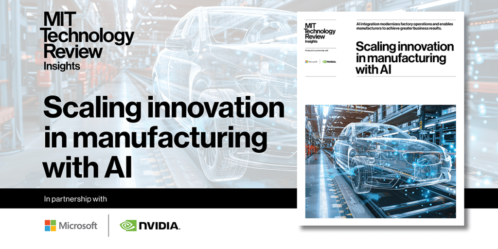 Scaling innovation in manufacturing with AI