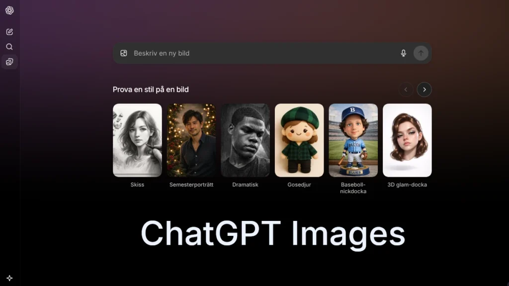ChatGPT Images – den nya bildgeneratorn